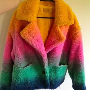 Multi Colored Boutique Peacoat